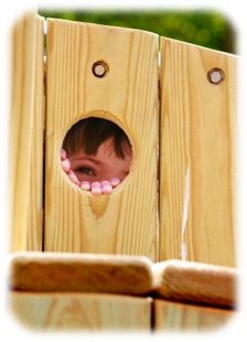 small child having fun
